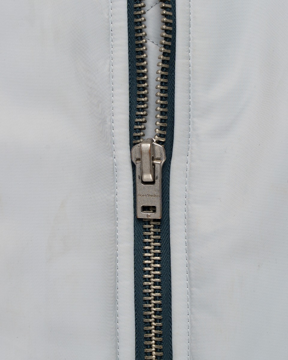 Acne Studios multi-zip Powder Blue bomber jacket thumbnail