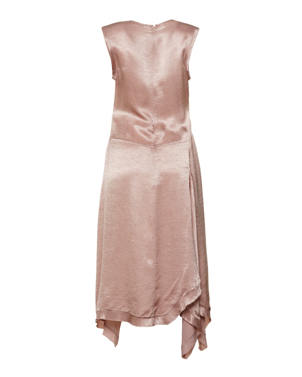 Acne Studios pink crinkled midi dress thumbnail