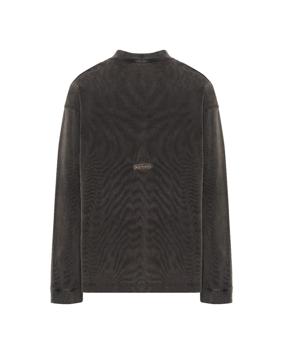 Acne Studios washed grey long sleeve t-shirt thumbnail