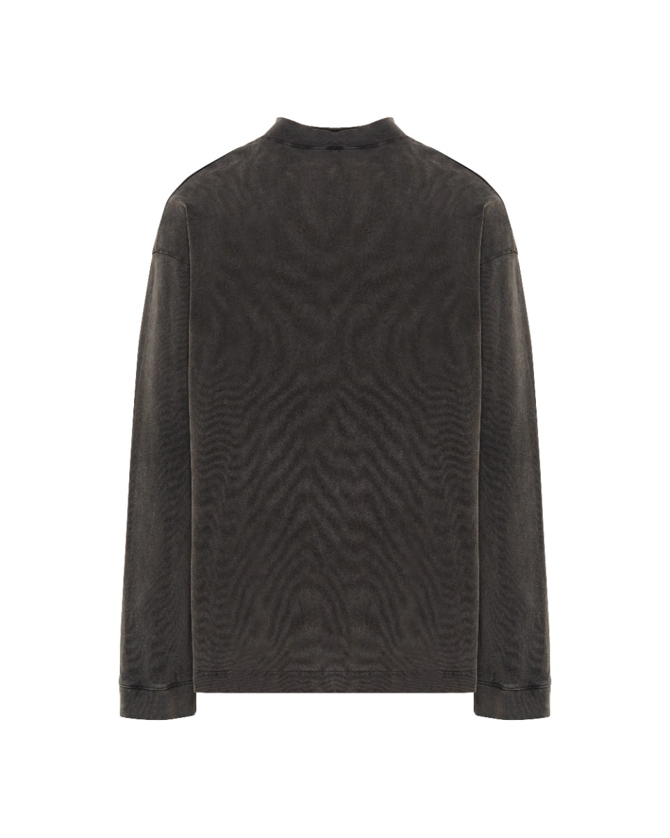 Acne Studios washed grey long sleeve t-shirt thumbnail