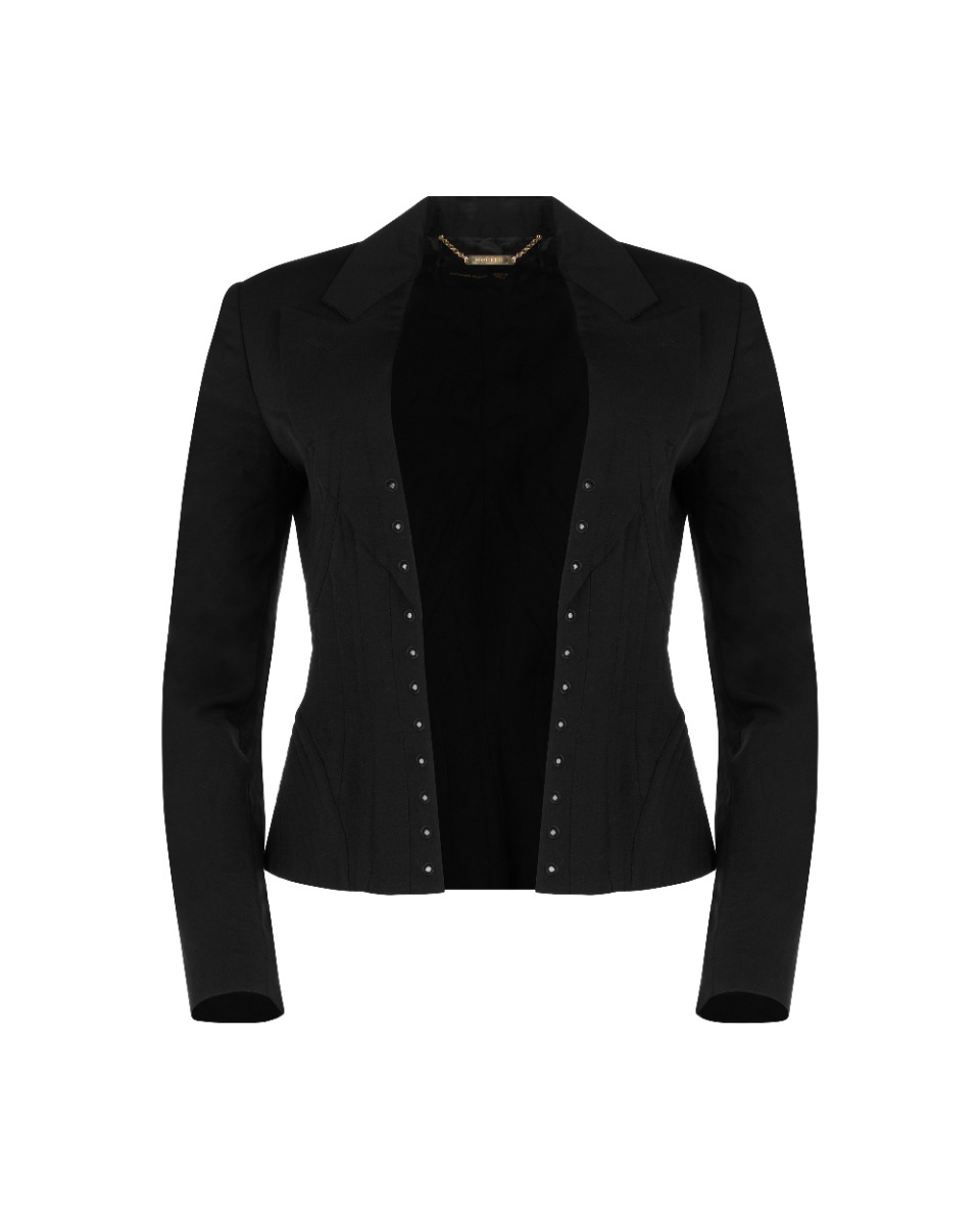 Alexander McQueen "Dance of the Twisted Bull" lace corset blazer jacket thumbnail