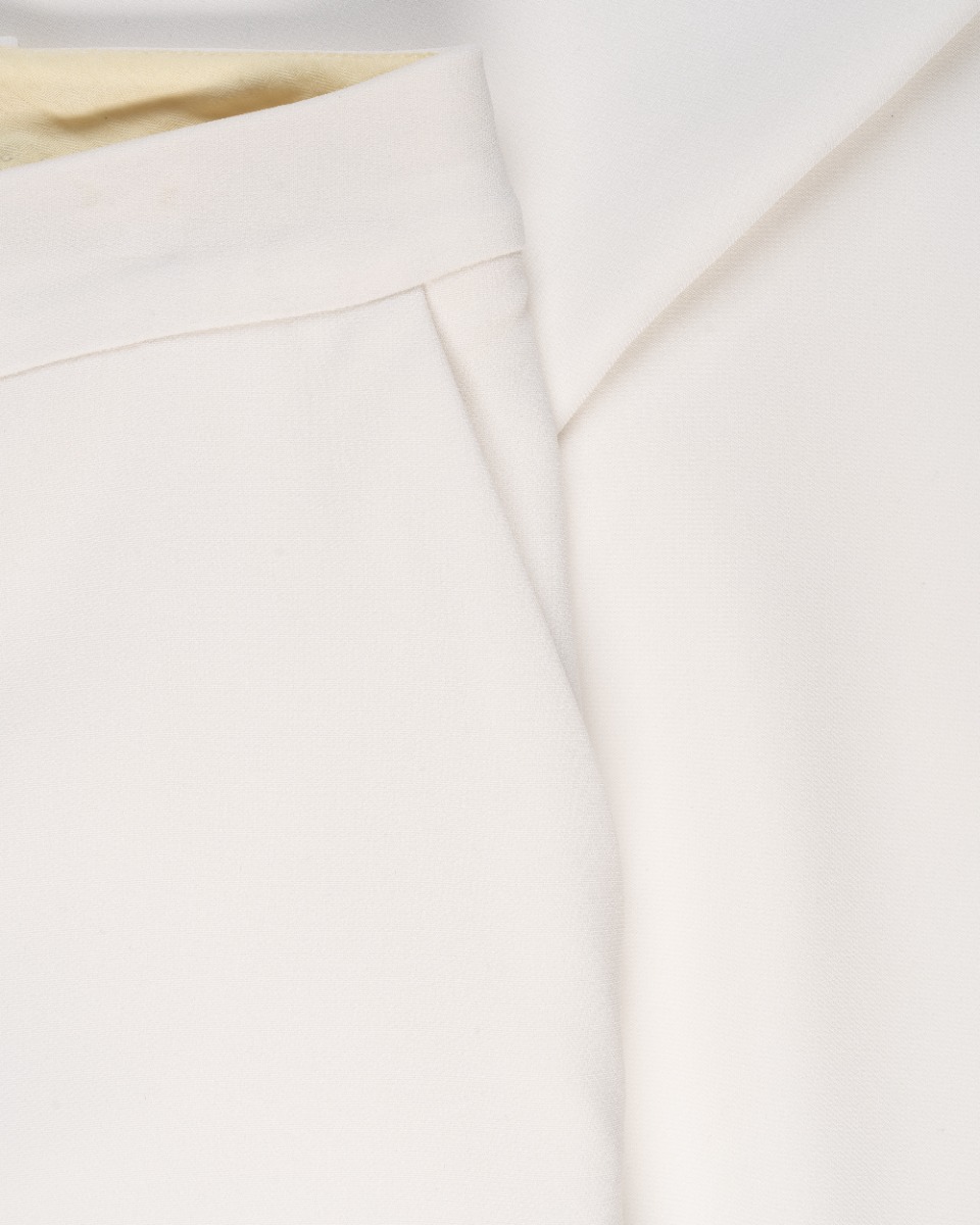 Altuzarra Indiana Optic White double-breasted blazer jacket & Todd Optic White pants thumbnail