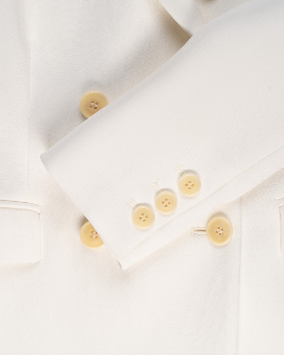 Altuzarra Indiana Optic White double-breasted blazer jacket & Todd Optic White pants thumbnail