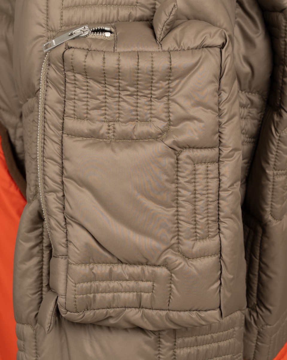 Ambush monogram quilted puffer jacket thumbnail