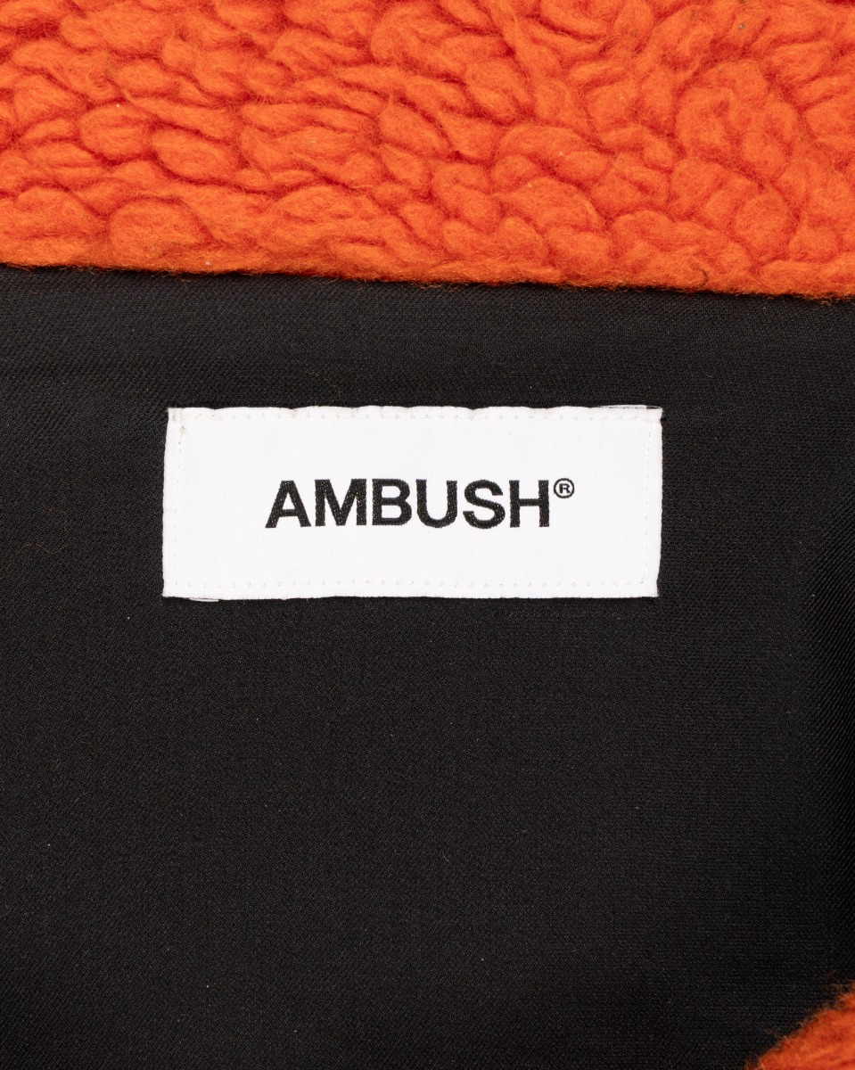 Ambush sherpa fleece orange jacket thumbnail