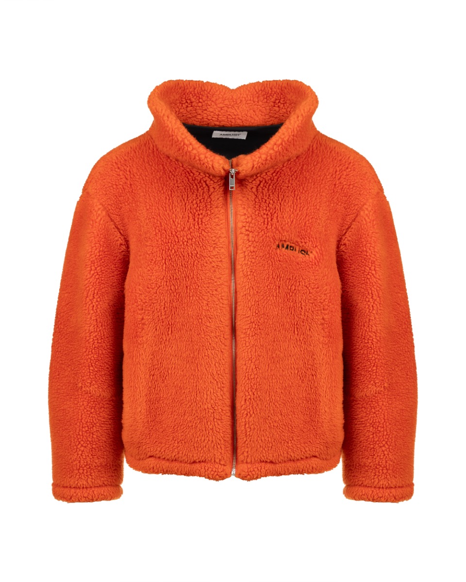 Ambush sherpa fleece orange jacket thumbnail