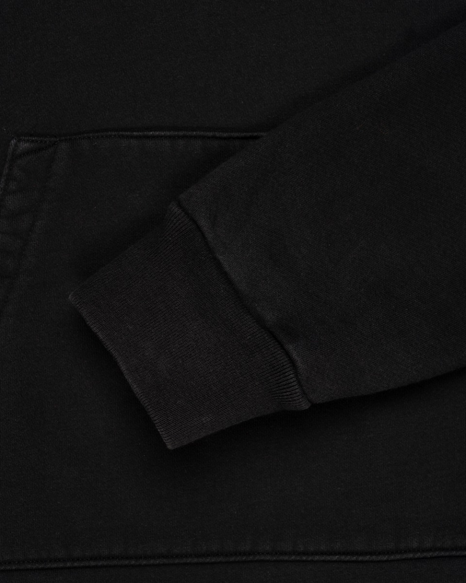 Amiri Core Logo Carolina Blue black hoodie thumbnail