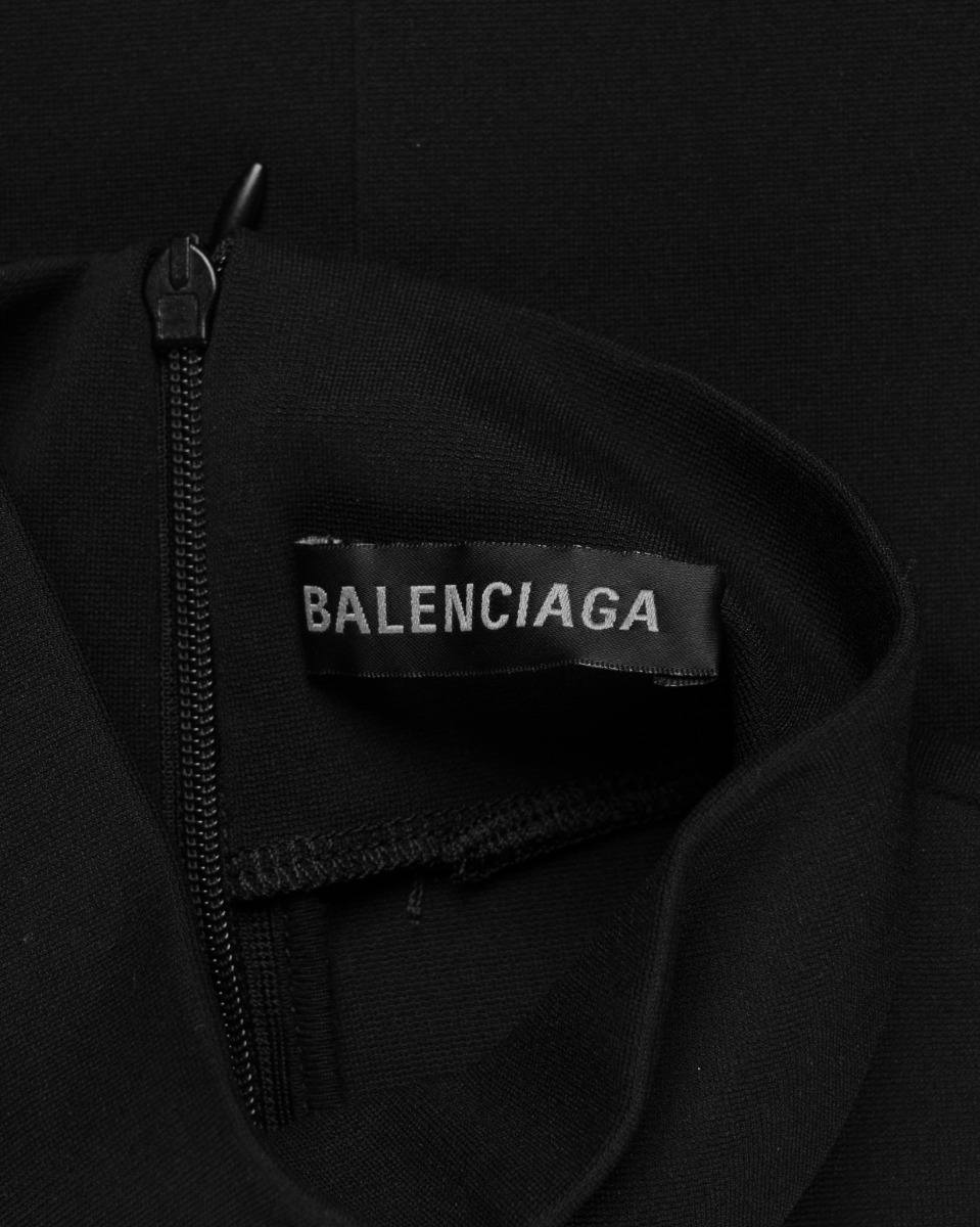 Balenciaga 3B high neck fitted long sleeve top thumbnail