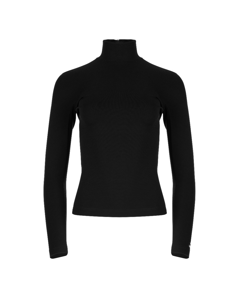 Balenciaga 3B high neck fitted long sleeve top thumbnail