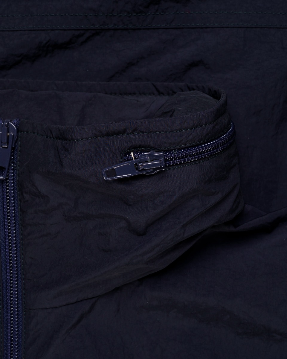 Balenciaga 80’s style crinkle windbreaker jacket thumbnail