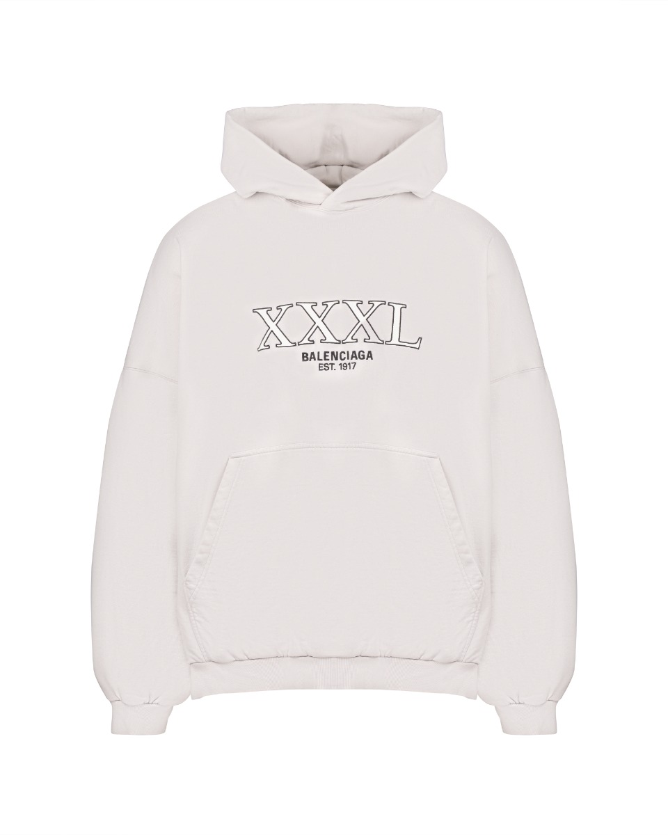 Balenciaga "XXXL" logo oversized hoodie thumbnail