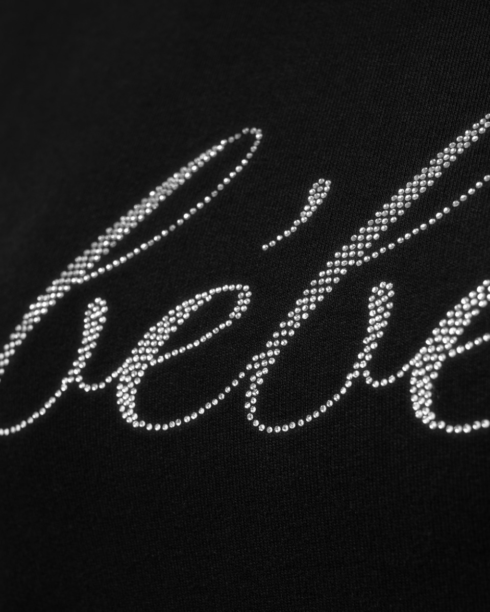 Balenciaga bébé crystal-embellished crewneck sweatshirt thumbnail