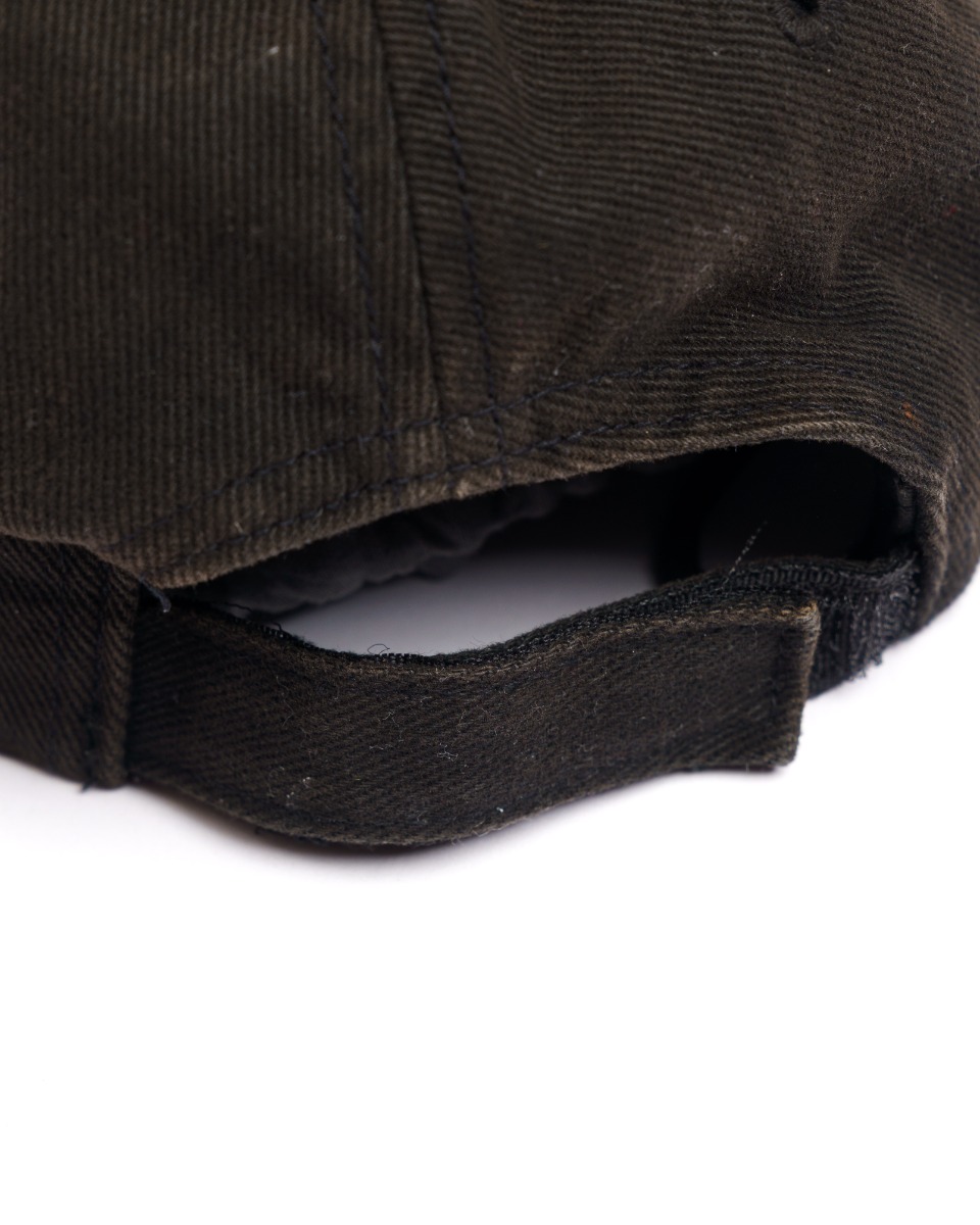 Balenciaga brim logo black baseball hat thumbnail