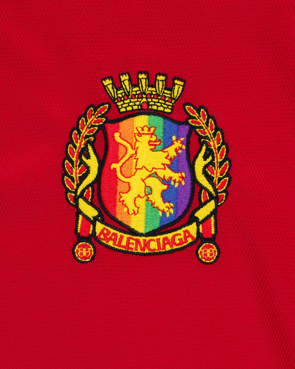 Balenciaga oversized soccer jersey t-shirt thumbnail