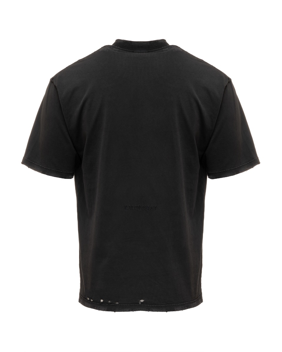 Balenciaga Statue Of Liberty Paris oversized distressed t-shirt thumbnail