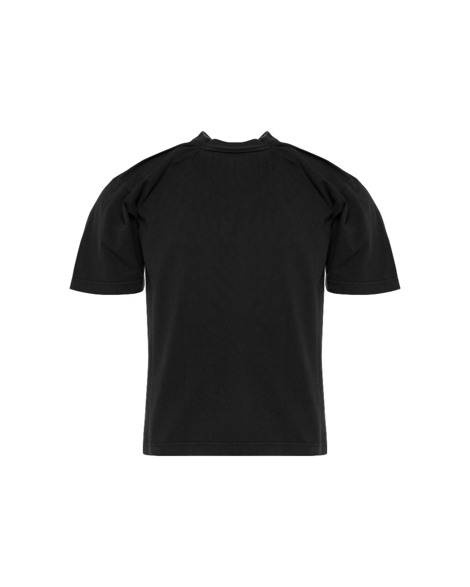 Balenciaga pink glossy back-pulled t-shirt thumbnail