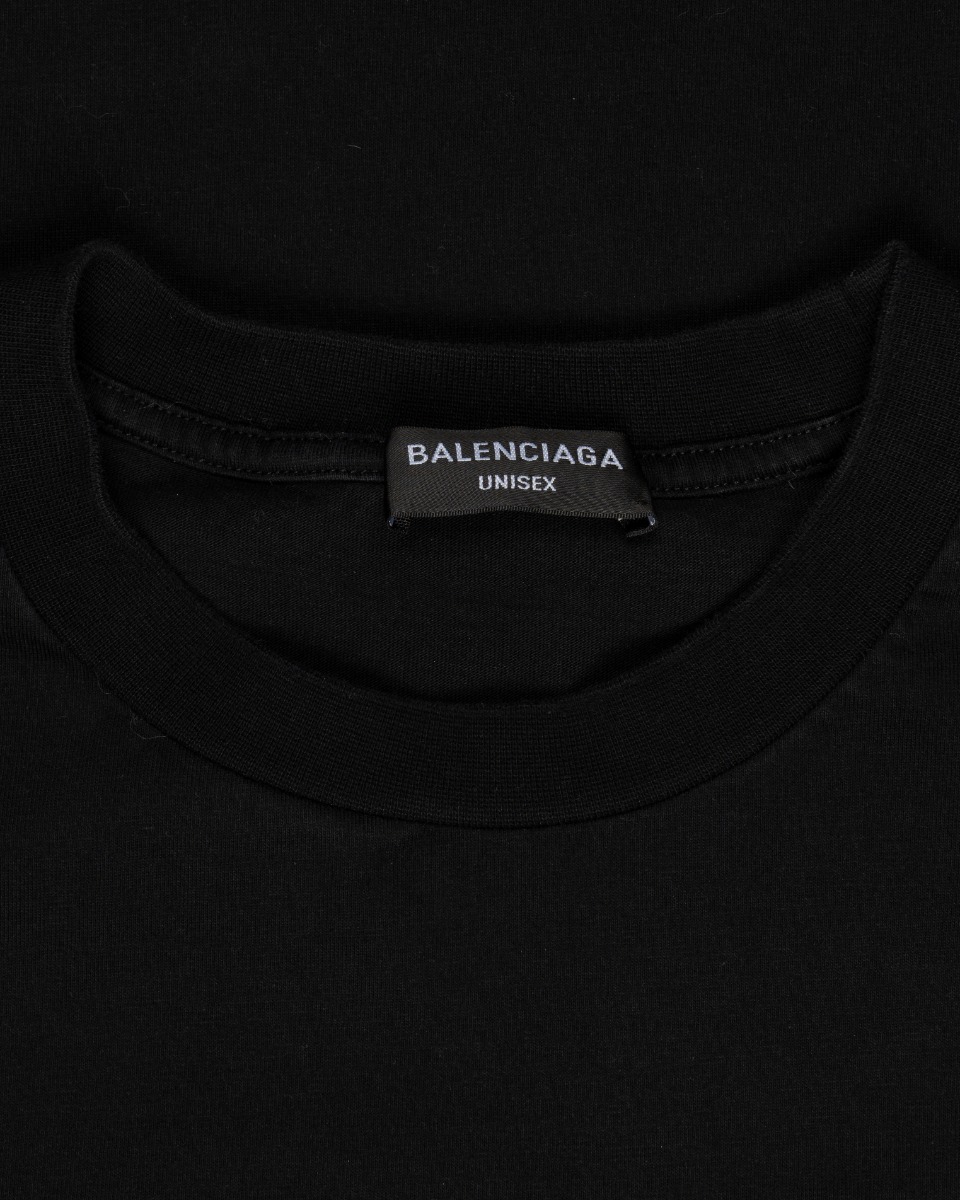 Balenciaga Metal logo splatter long sleeve t-shirt thumbnail