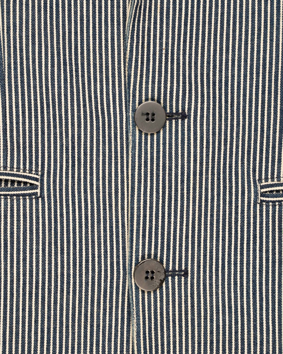 Balenciaga single-breasted striped blazer jacket thumbnail