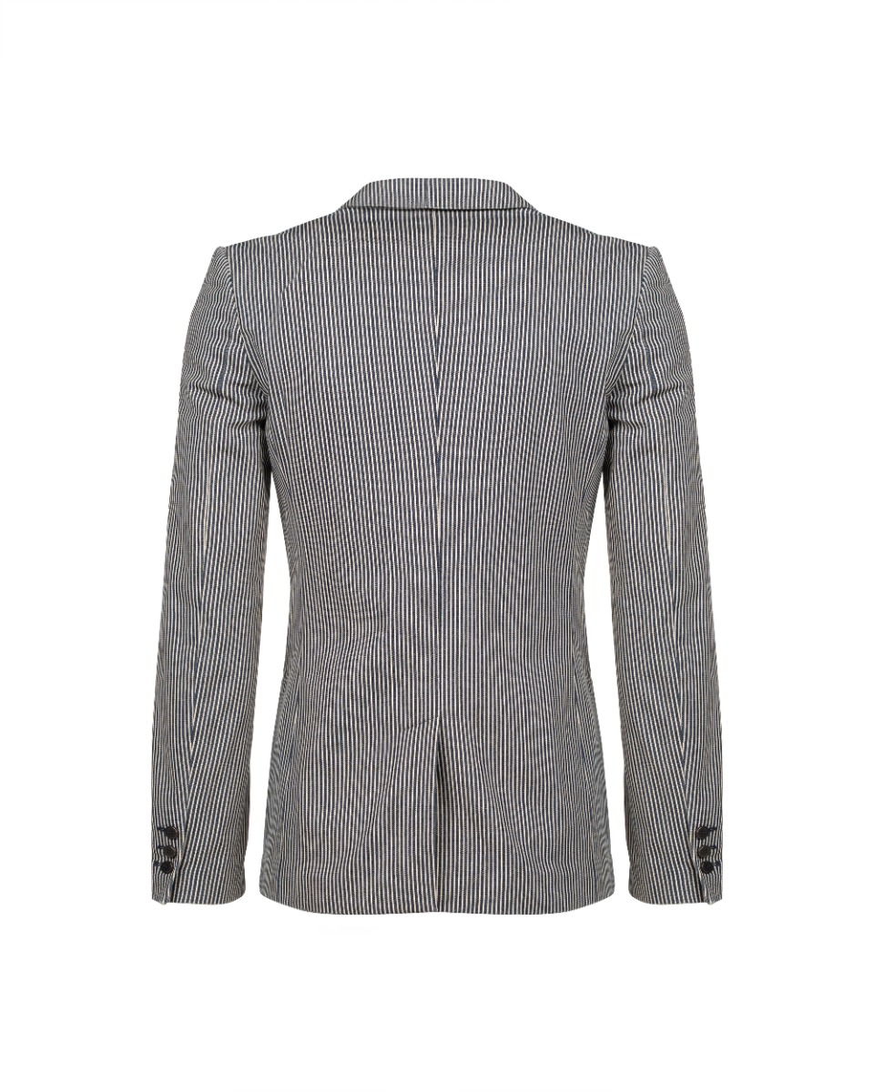 Balenciaga single-breasted striped blazer jacket thumbnail