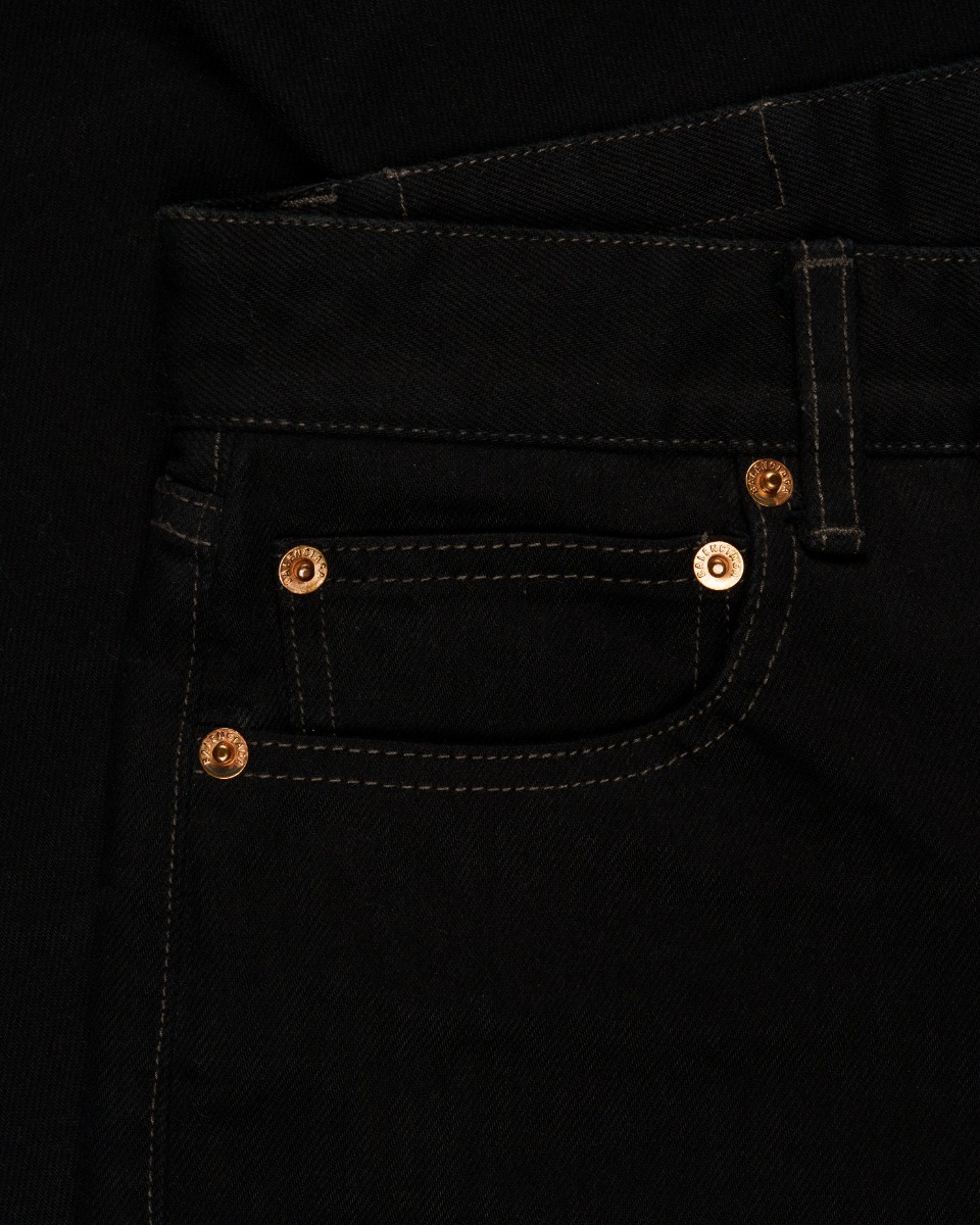 Balenciaga straight-leg black denim pants thumbnail