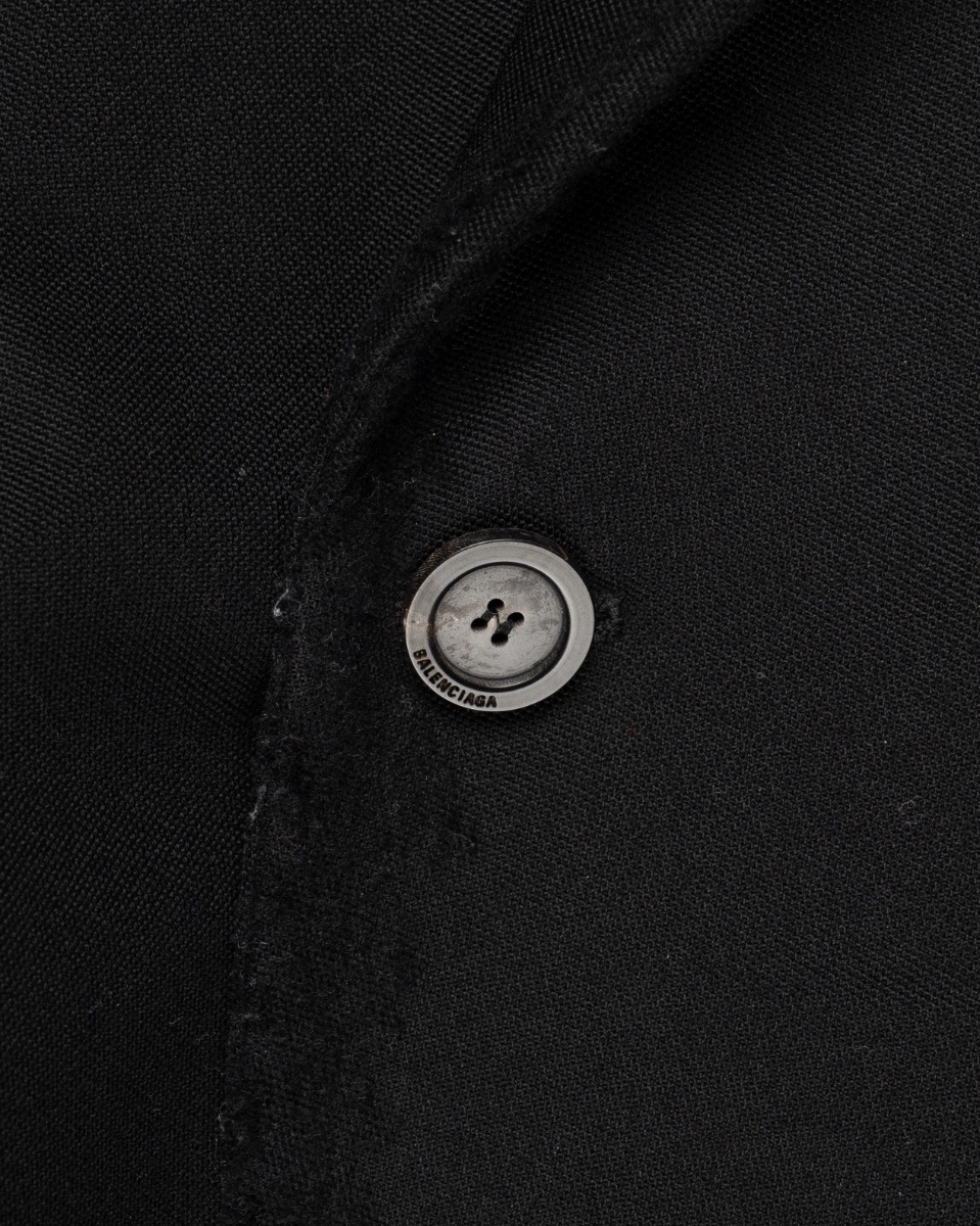 Balenciaga Unifit destroyed double-breasted blazer jacket thumbnail