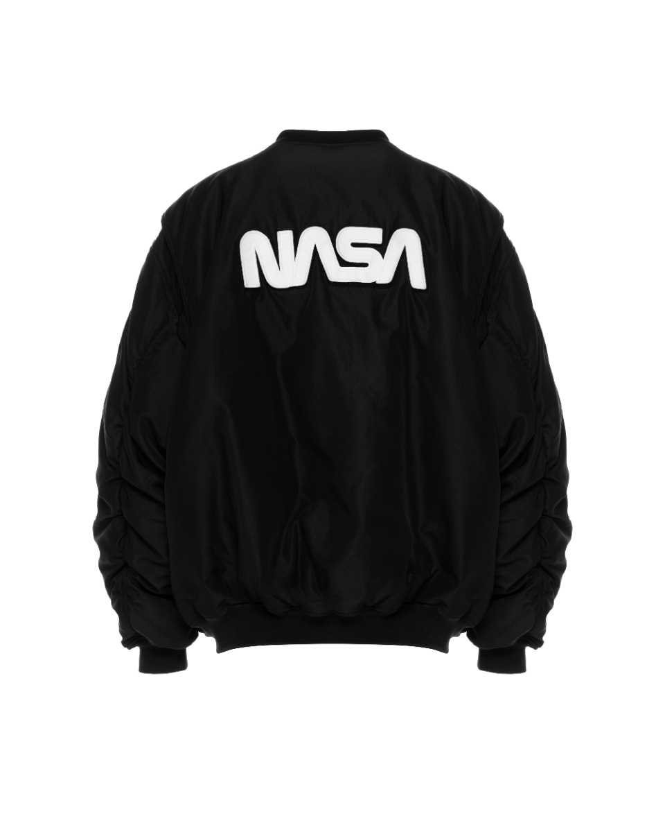 Balenciaga x NASA oversized bomber jacket thumbnail
