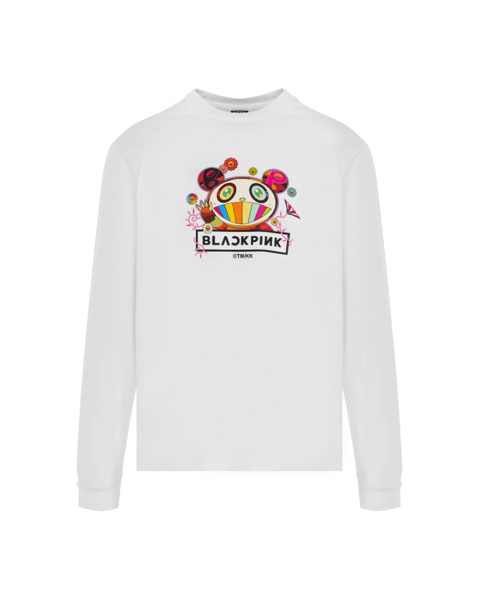 Blackpink x Takashi Murakami Flower Garden long sleeve t-shirt thumbnail