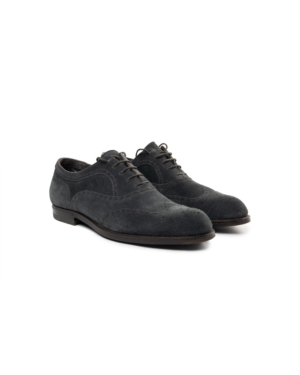Bottega Venea Goofy Brogues suede oxford shoes thumbnail