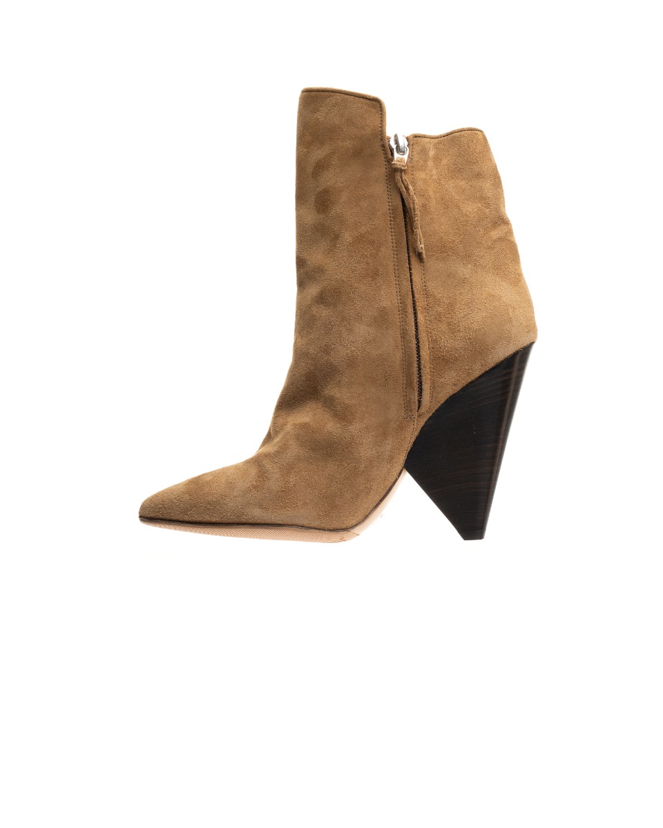 Isabel Marant Dalby fringe suede ankle boots thumbnail