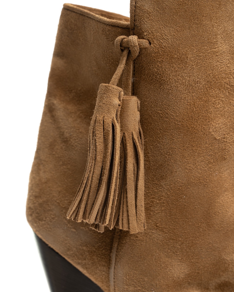 Isabel Marant Dalby fringe suede ankle boots thumbnail