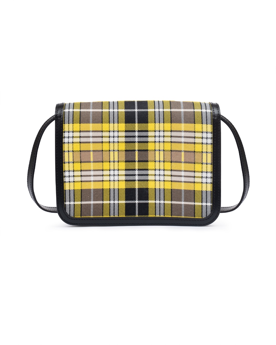 Burberry "TB" Tartan small black bag thumbnail