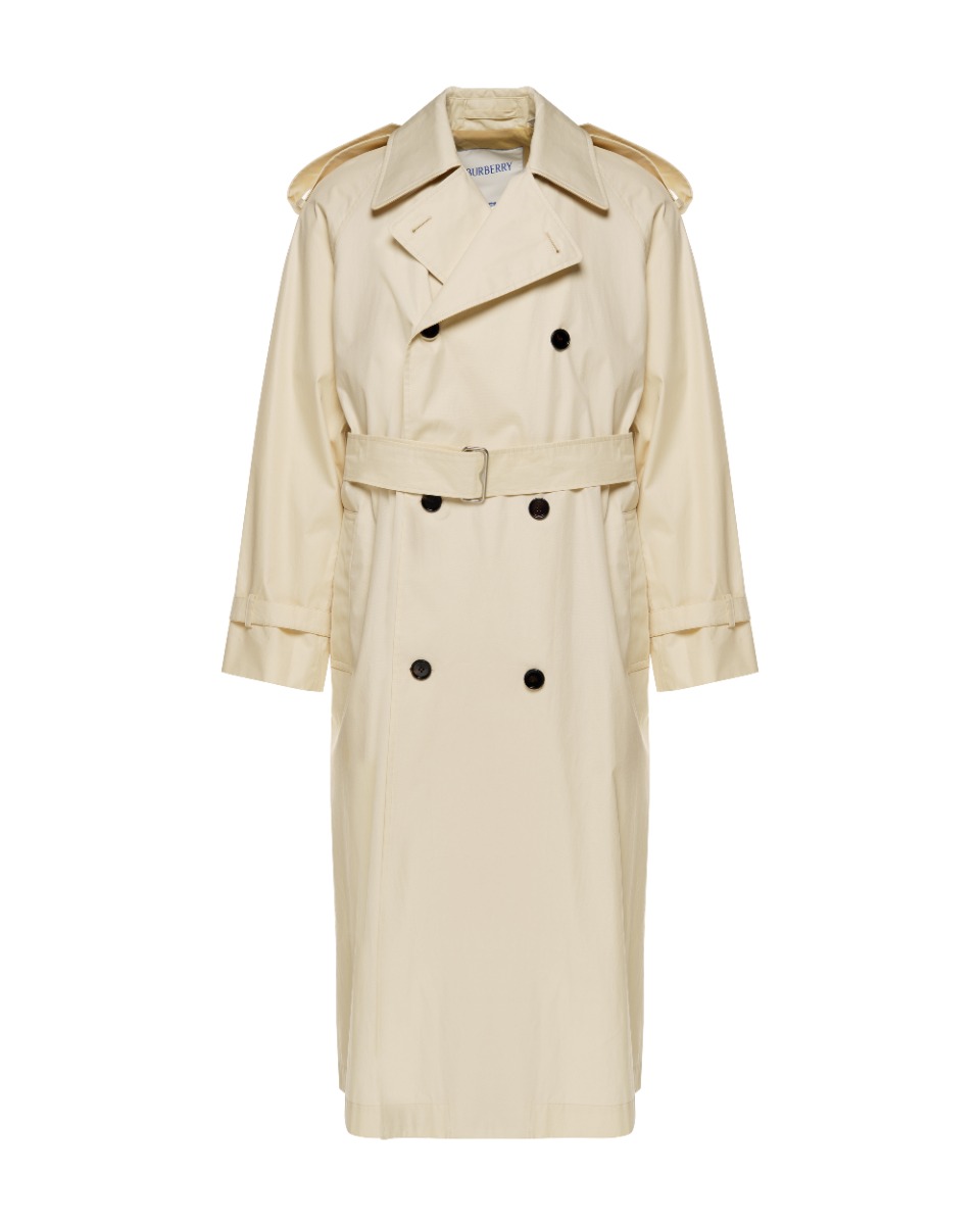 Burberry Prorsum gabardine double-breasted belted trench coat thumbnail