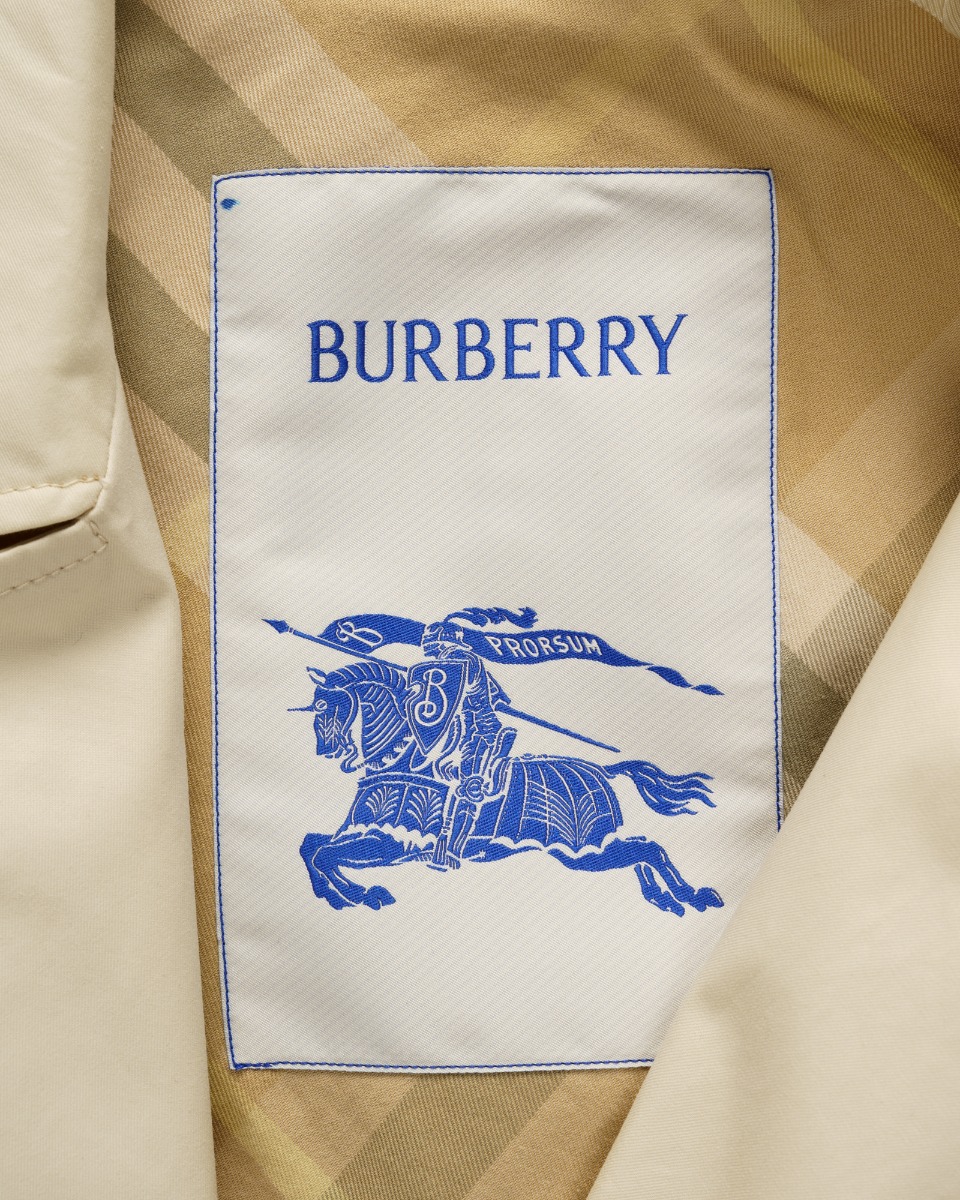 Burberry Prorsum gabardine double-breasted belted trench coat thumbnail