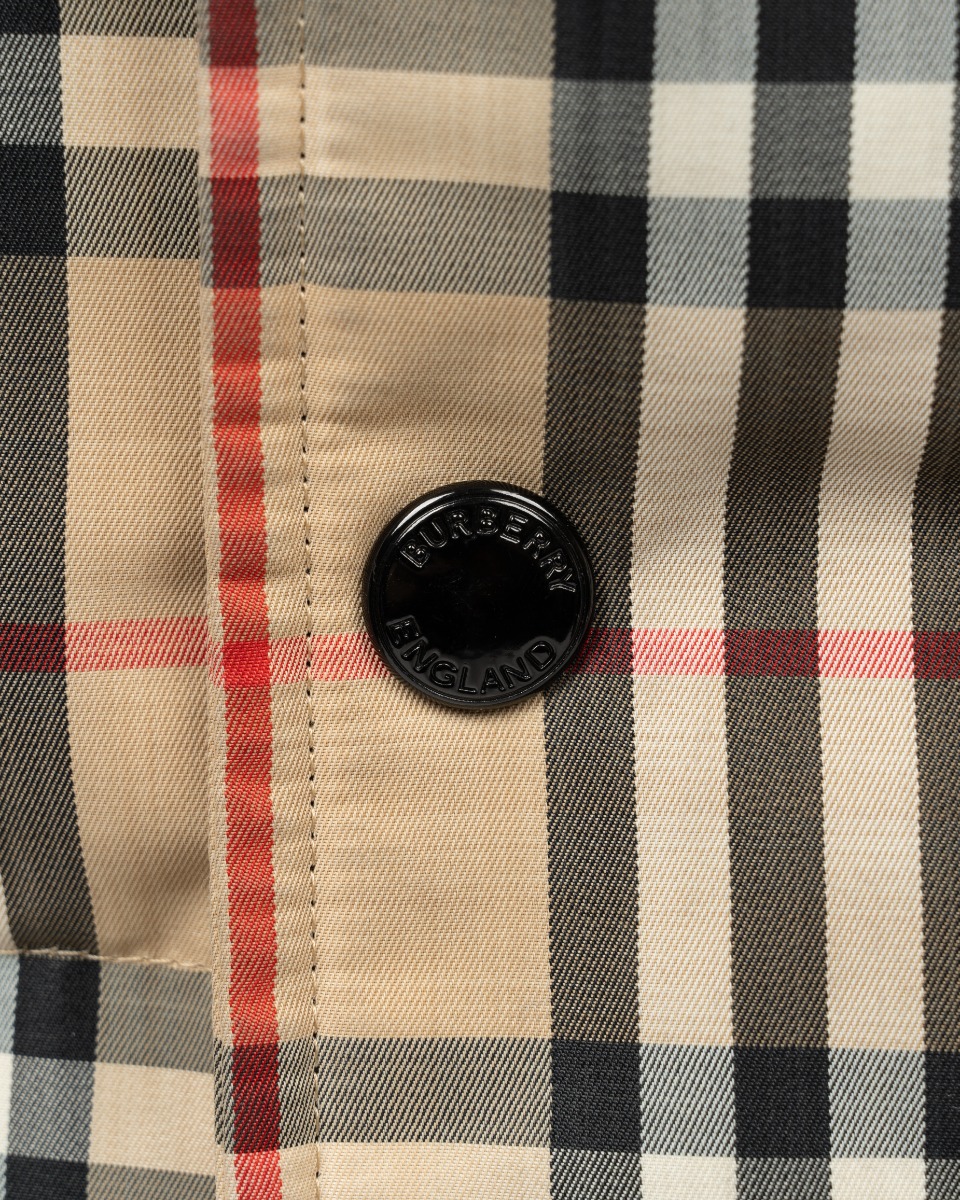 Burberry reversible tartan down puffer jacket thumbnail