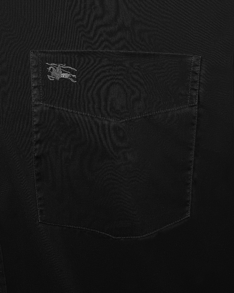 Burberry tartan collar chest pocket button-up shirt thumbnail