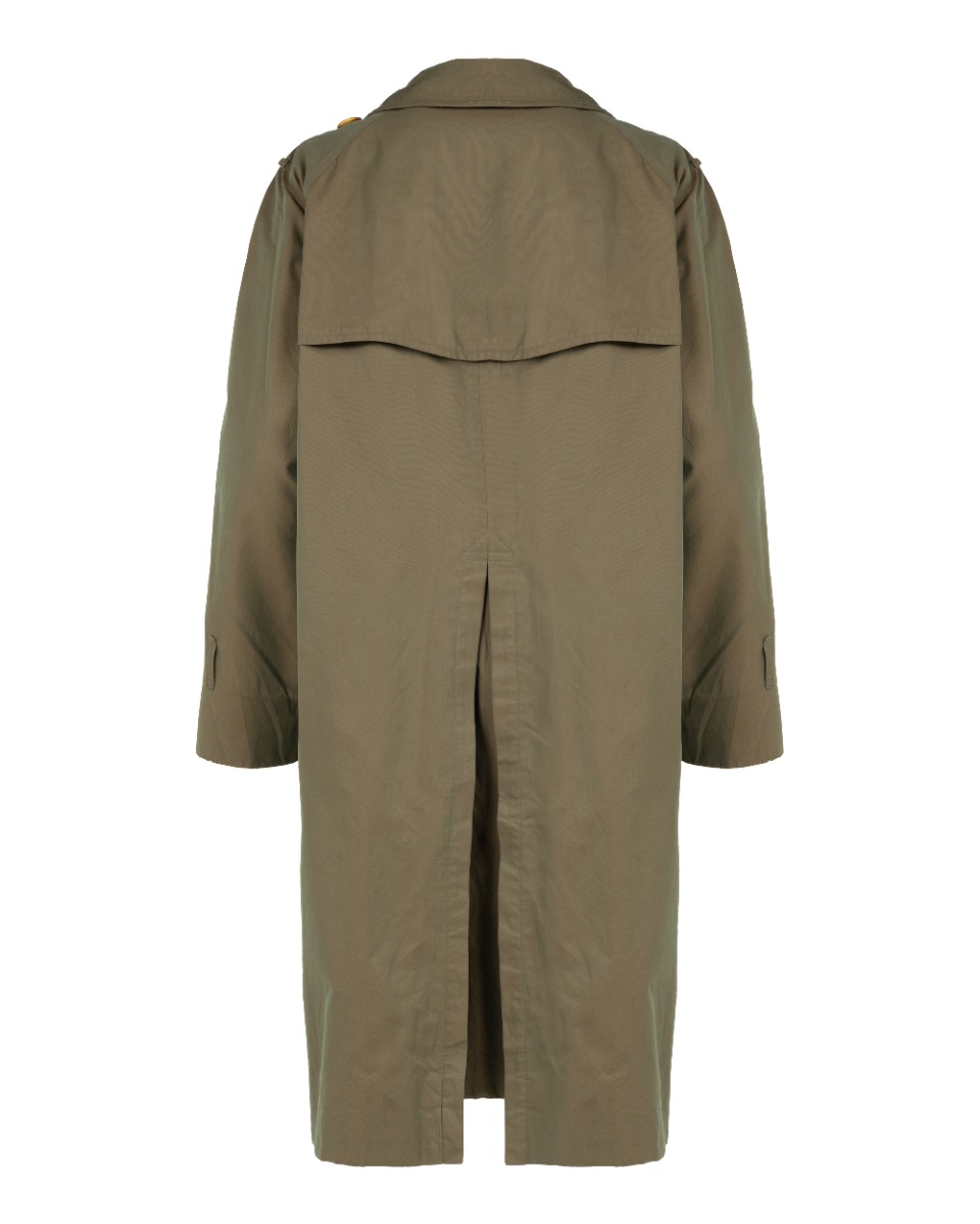 Burberrys "Highbury" Yew-green double-breasted coat thumbnail