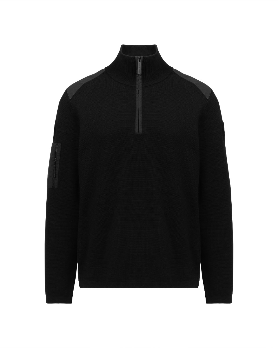 Canada Goose stormont merino halfzip sweater thumbnail