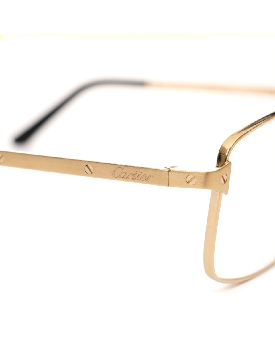 Cartier "Premiere de Cartier" shiny gold glasses thumbnail