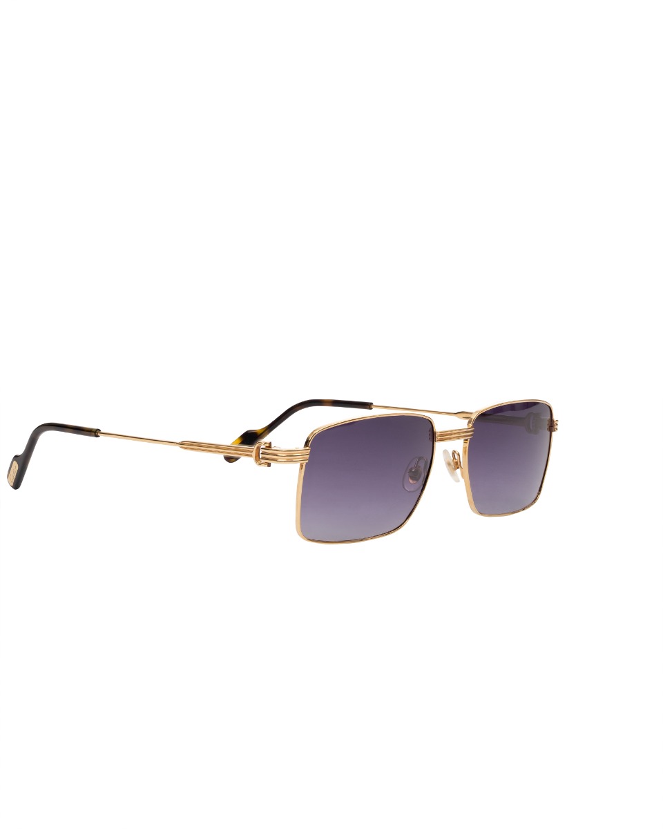 Cartier "Premiere de Cartier" shiny gold sunglasses thumbnail