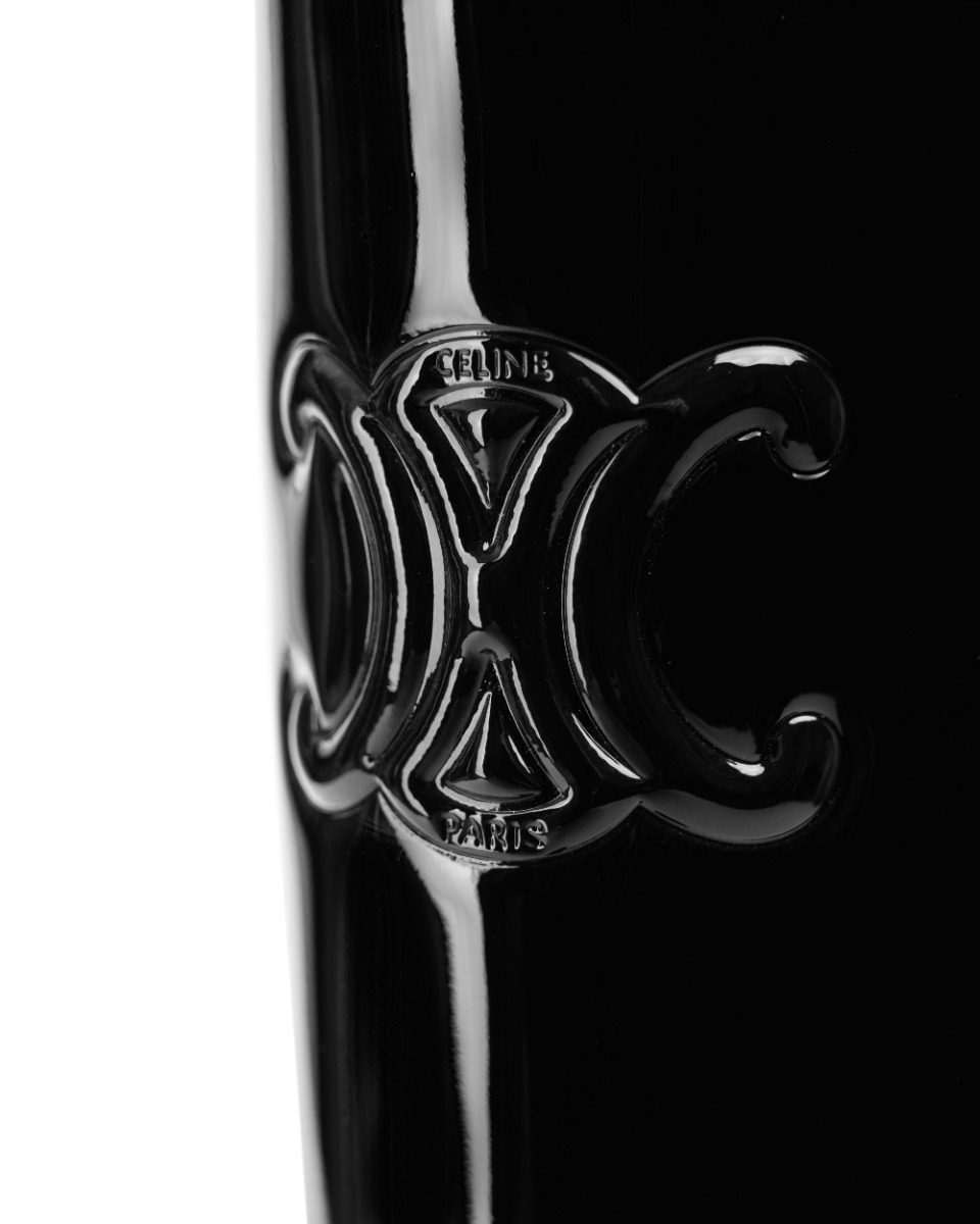 Celine Les Bottes Triomphe logo high boots  thumbnail