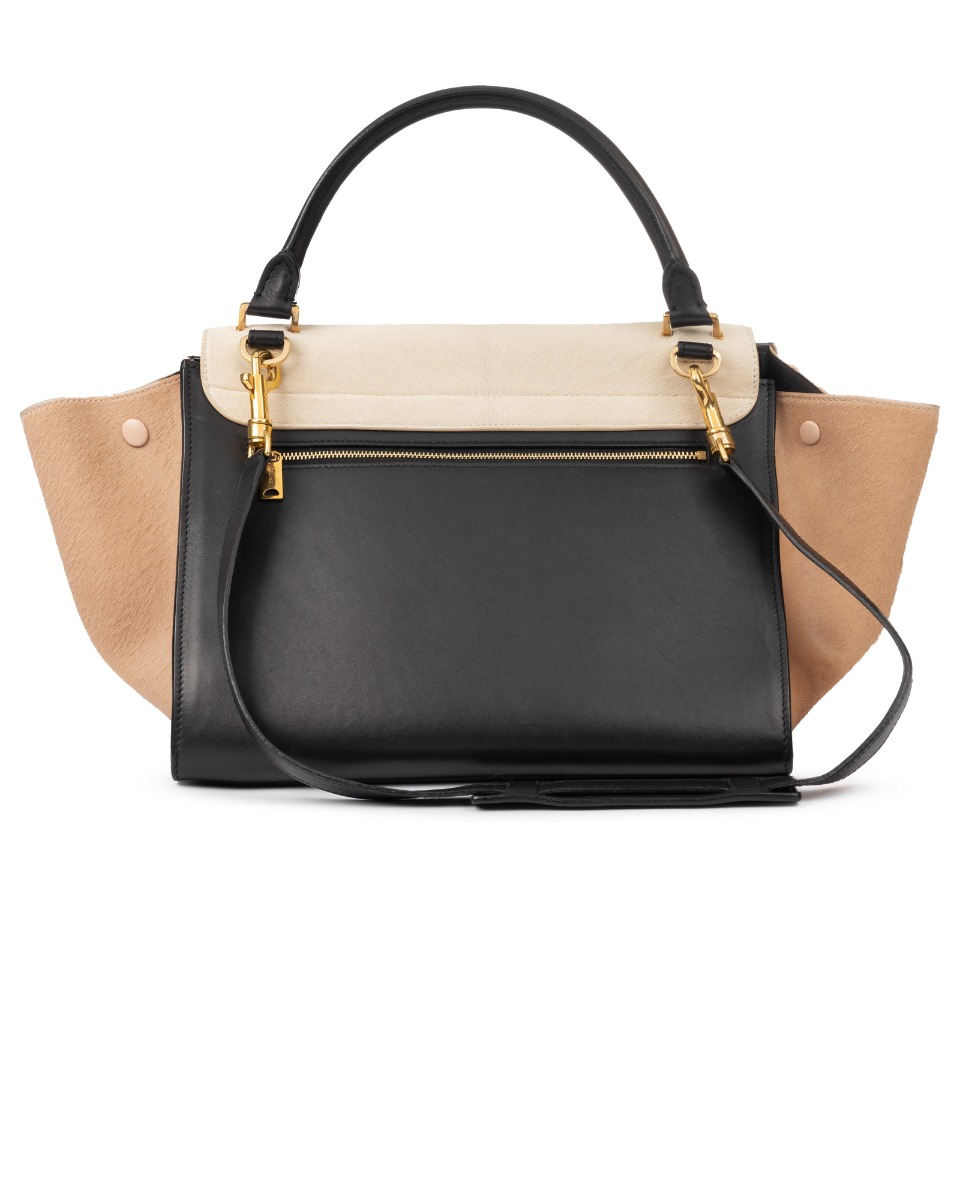 Celine Trapeze Tricolor pony hair bag thumbnail