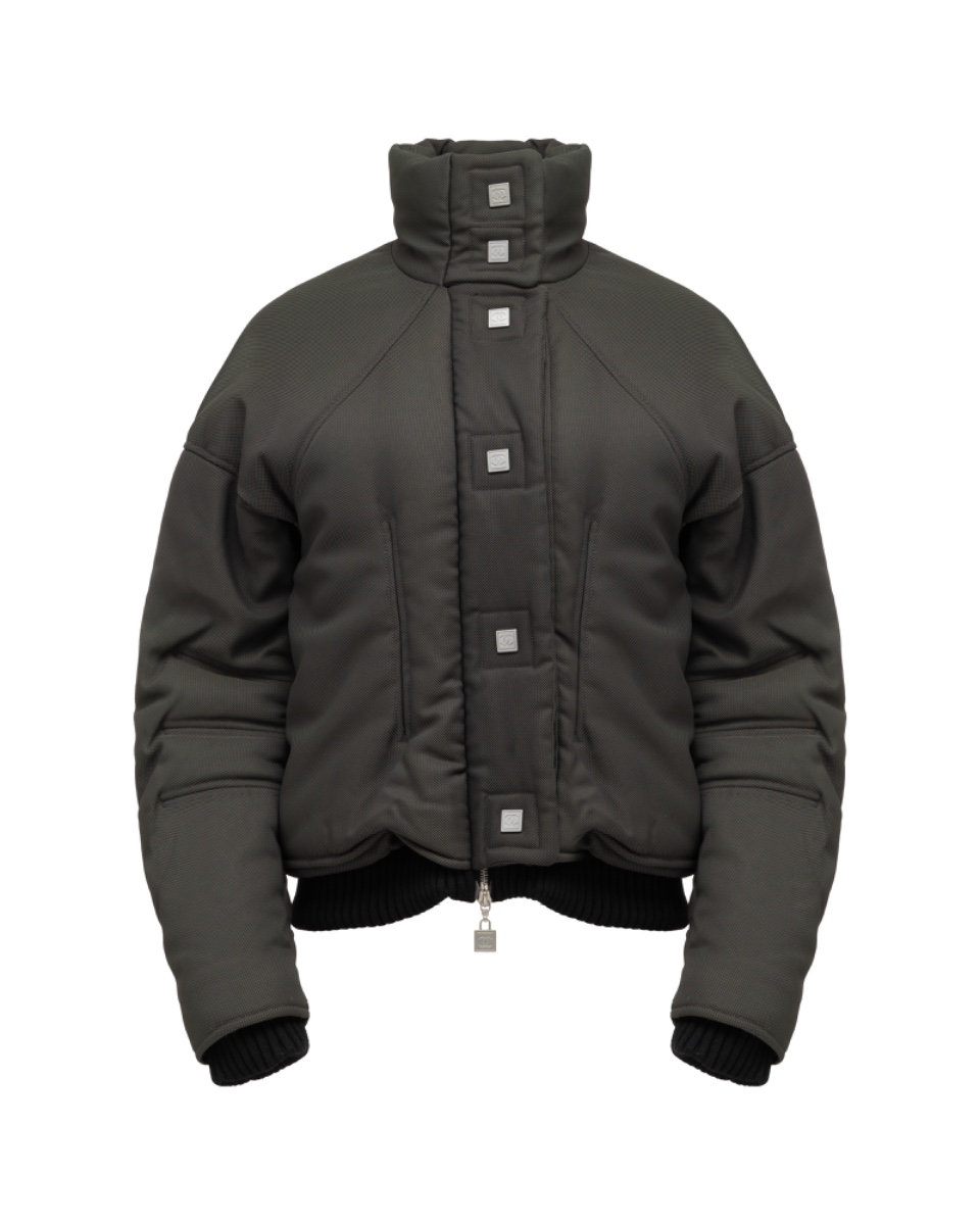 Chanel Sport Line green bomber jacket thumbnail