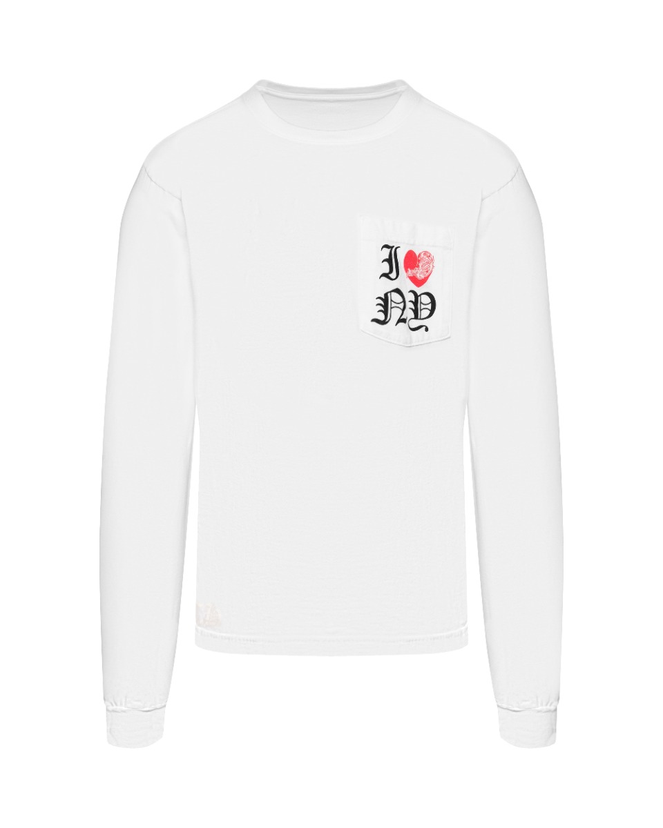 Chrome Hearts "I <3 NY" pocket long sleeve t-shirt thumbnail
