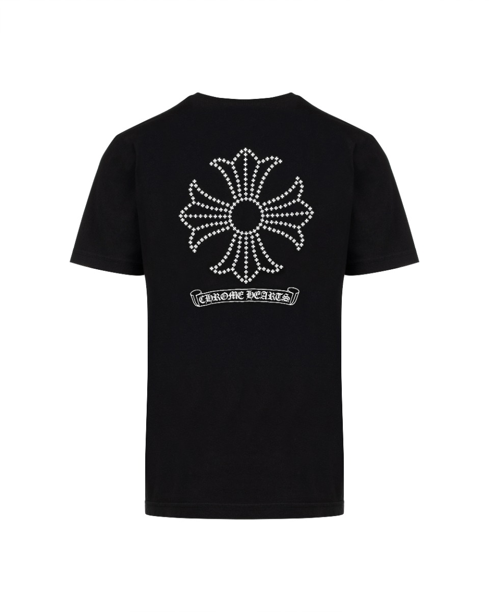 Chrome Hearts Cross Plus Scroll logo pocket t-shirt thumbnail