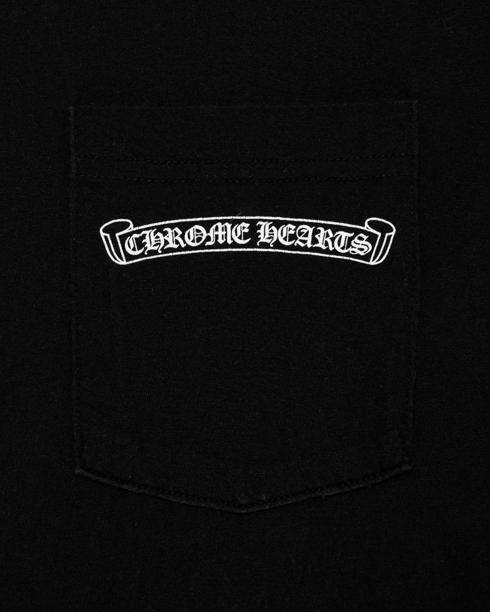 Chrome Hearts Cross Plus Scroll logo pocket t-shirt thumbnail