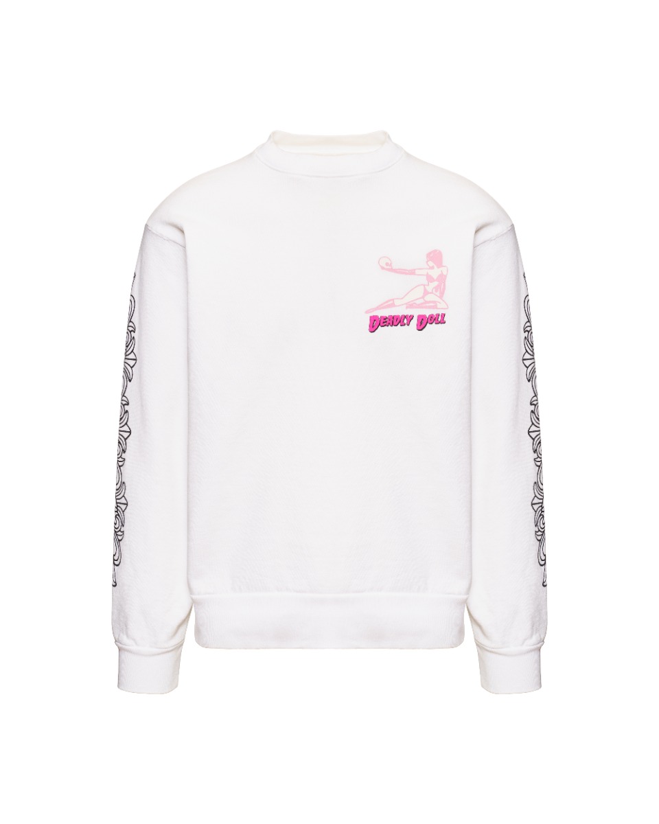 Chrome Hearts Deadly Doll "Cry On M" crewneck sweatshirt thumbnail