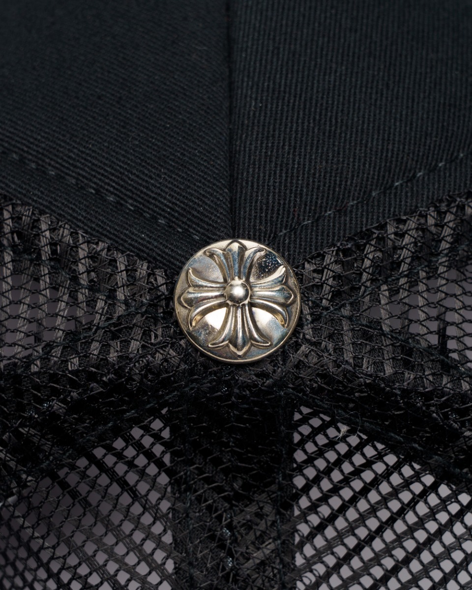 Chrome Hearts FUCK Hollywood black trucker hat thumbnail