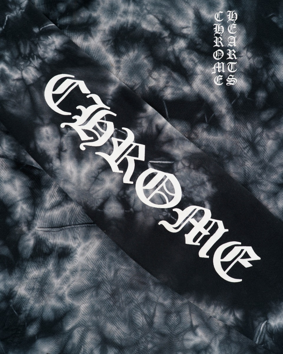 Chrome Hearts Horseshoe tie dye hoodie thumbnail
