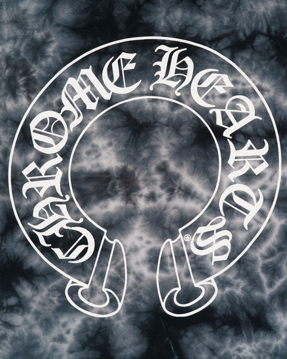 Chrome Hearts Horseshoe tie dye hoodie thumbnail