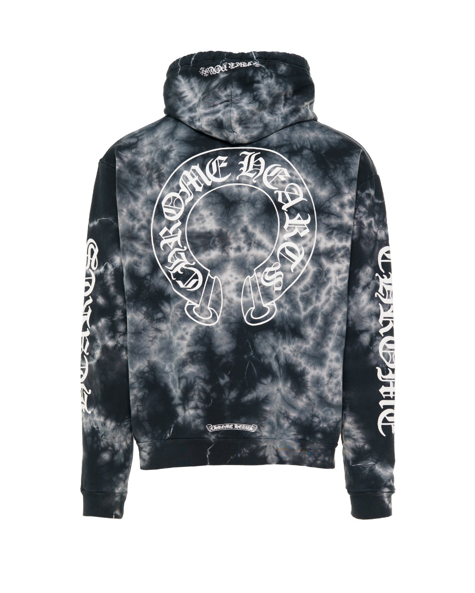 Chrome Hearts Horseshoe tie dye hoodie thumbnail